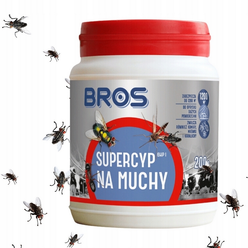 Produkty na kontrolu muchy Bros Supercyp 6WP